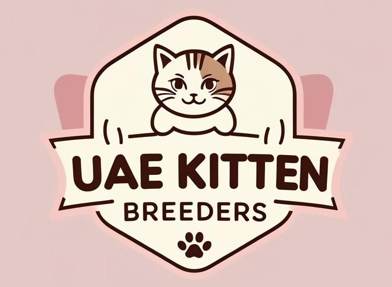 Professional Emblem Logo for UAE Kitten Breeders (1)